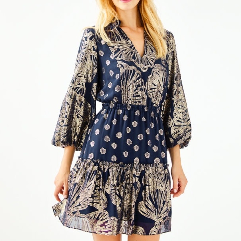 NWT Lilly Pulitzer Joella Silk Dress, Size 14